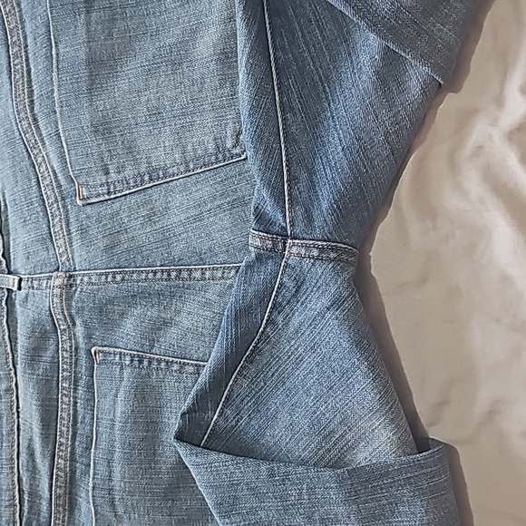 Old Navy Light blue Faded Stretch Hi-Rise Flare Jeans sz 16 R - Picture 8 of 9